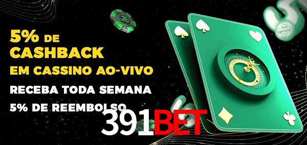 Promoções do cassino ao Vivo 391BET